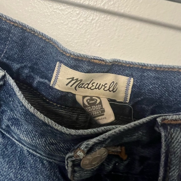 Madewell Super Wide Leg Jeans Fannin Wash NQ160 Size 24 - Picture 5 of 9